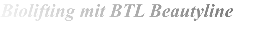 Biolifting mit BTL Beautyline